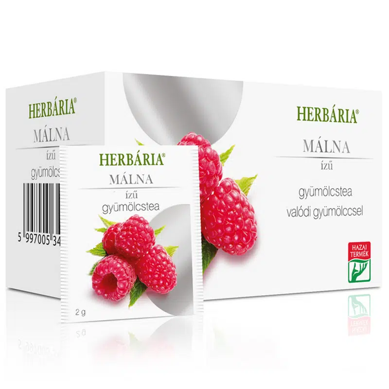 Herbária gyümölcstea málna filter 20 filter Herbária gyümölcstea málna filter 20 filter
