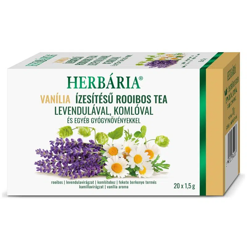 Herbária Vanília rooibos levendulával,komlóval filteres 20x Herbária Vanília rooibos levendulával,komlóval filteres 20x
