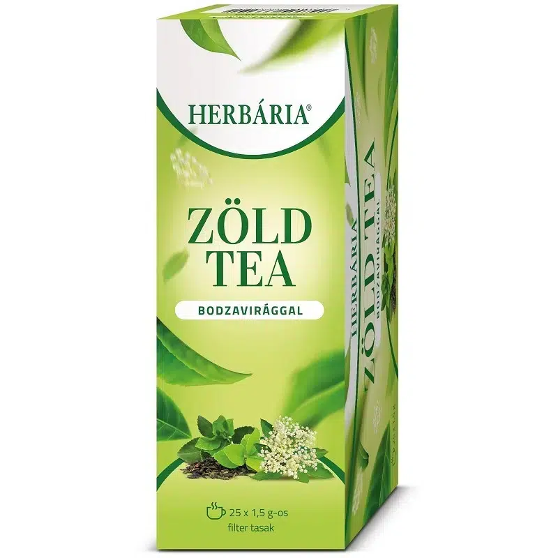 Herbária zöld tea bodza 25x1,5g Herbária zöld tea bodza 25x1,5g