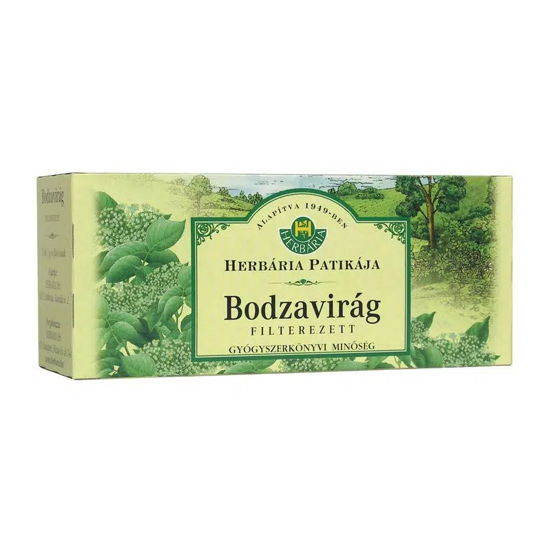Herbária Fekete bodzavirág tea filteres 25x Herbária Fekete bodzavirág tea filteres 25x