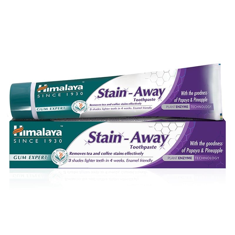 Himalaya fogkrém Stain-Away gyógynövényes foltelt fehérítő 75ml Himalaya fogkrém Stain-Away gyógynövényes foltelt fehérítő 75ml