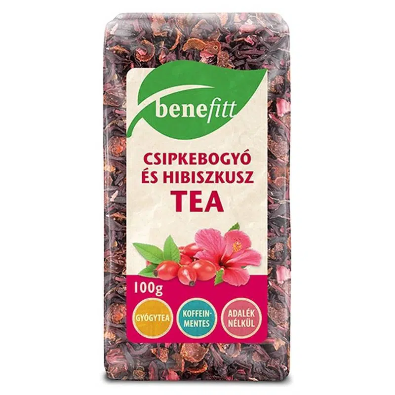Interherb Benefitt csipkebogyó-hibiszkusz tea 100g Interherb Benefitt csipkebogyó-hibiszkusz tea 100g