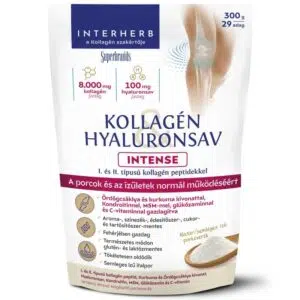 Interherb Kollagén&Hyaluronsav Porcépítő italpor INTENSE Natúr 300g