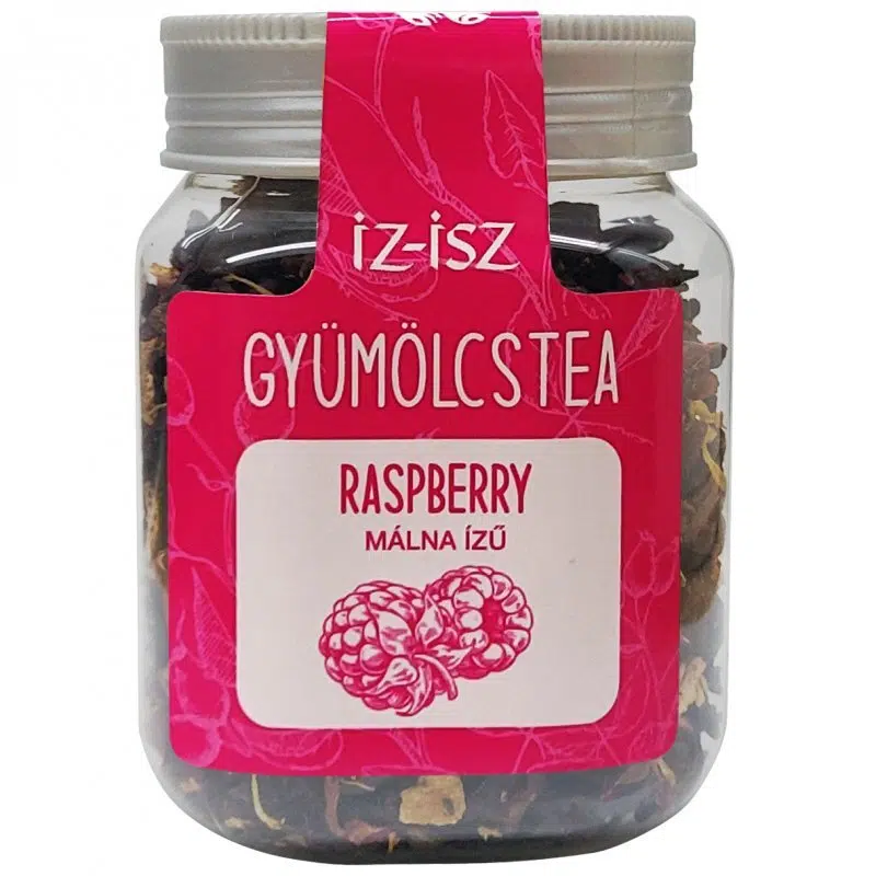 Íz-isz gyümölcstea málna 120g Íz-isz gyümölcstea málna 120g