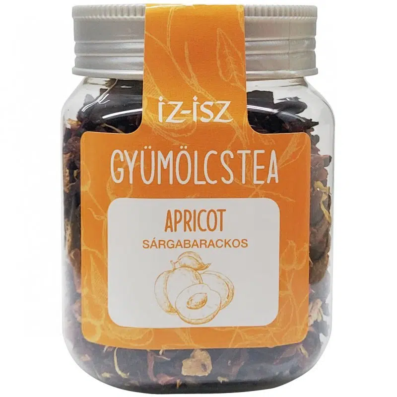 Íz-isz gyümölcstea sárgabarack 120g Íz-isz gyümölcstea sárgabarack 120g