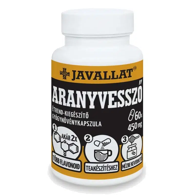 Javallat Aranyvessző kapszula 60db Javallat Aranyvessző kapszula 60db
