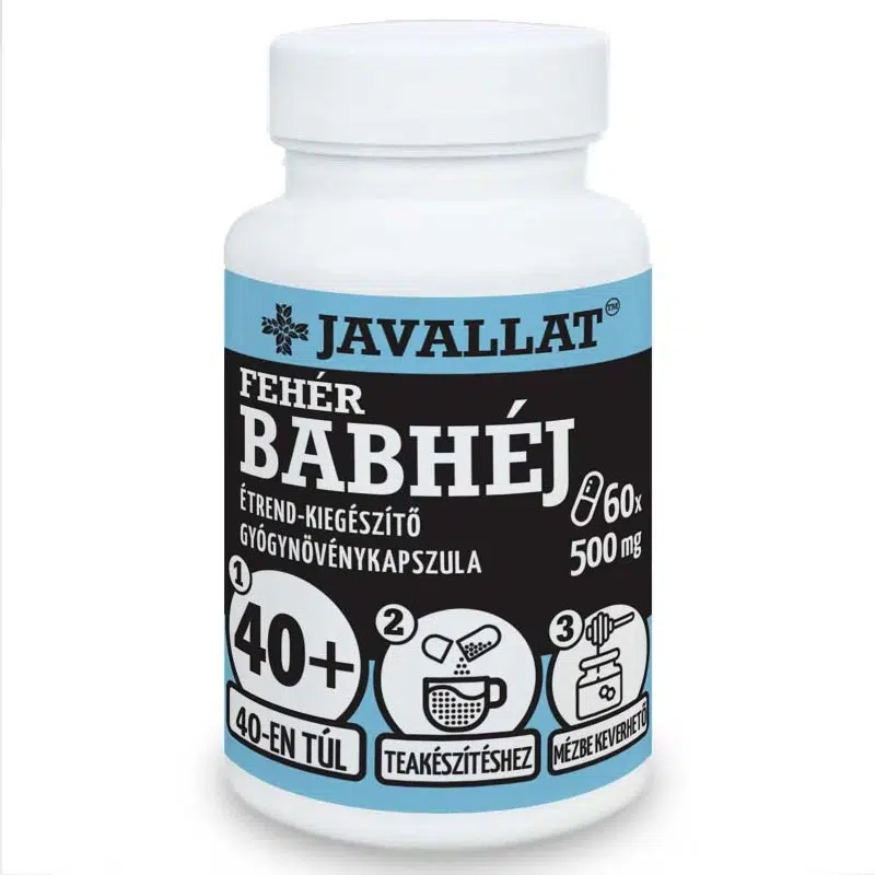 Javallat Fehér babhéj kapszula 60db Javallat Fehér babhéj kapszula 60db