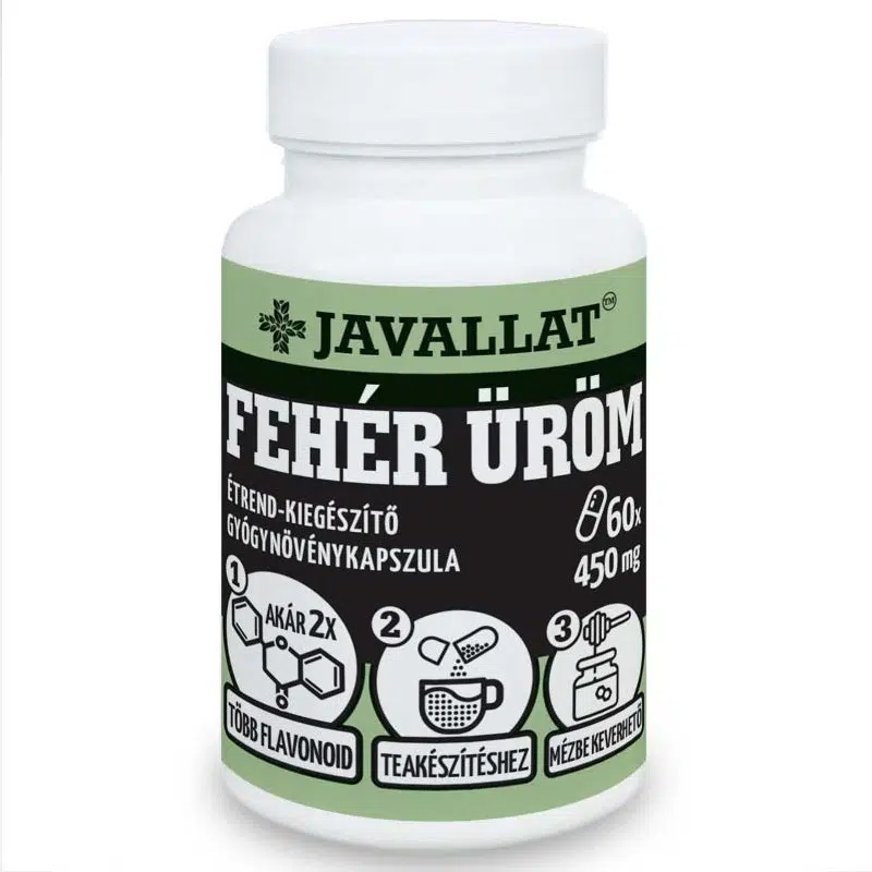 Javallat Fehér üröm kapszula 60db Javallat Fehér üröm kapszula 60db