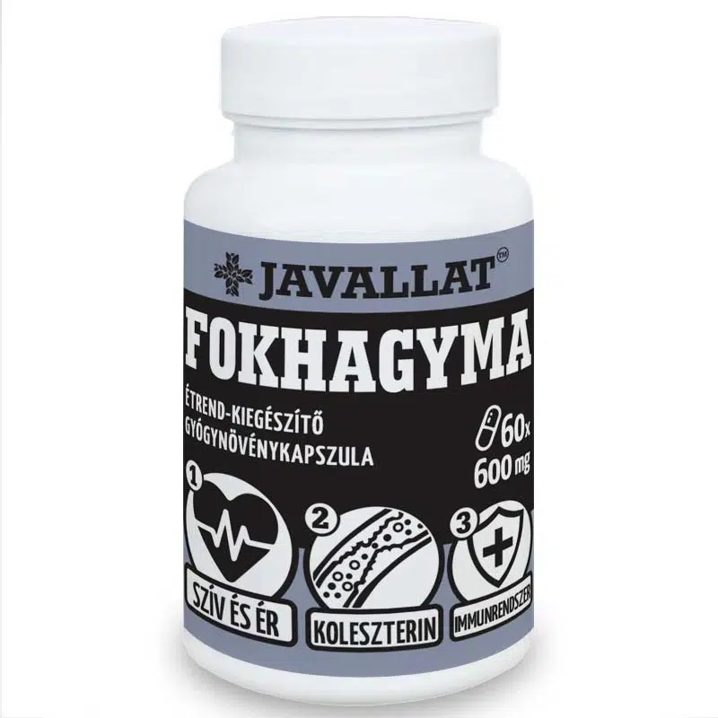 Javallat Fokhagyma kapszula 60db Javallat Fokhagyma kapszula 60db