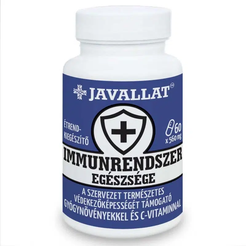 Javallat Immunrendszer egészsége kapszula 60db Javallat Immunrendszer egészsége kapszula 60db