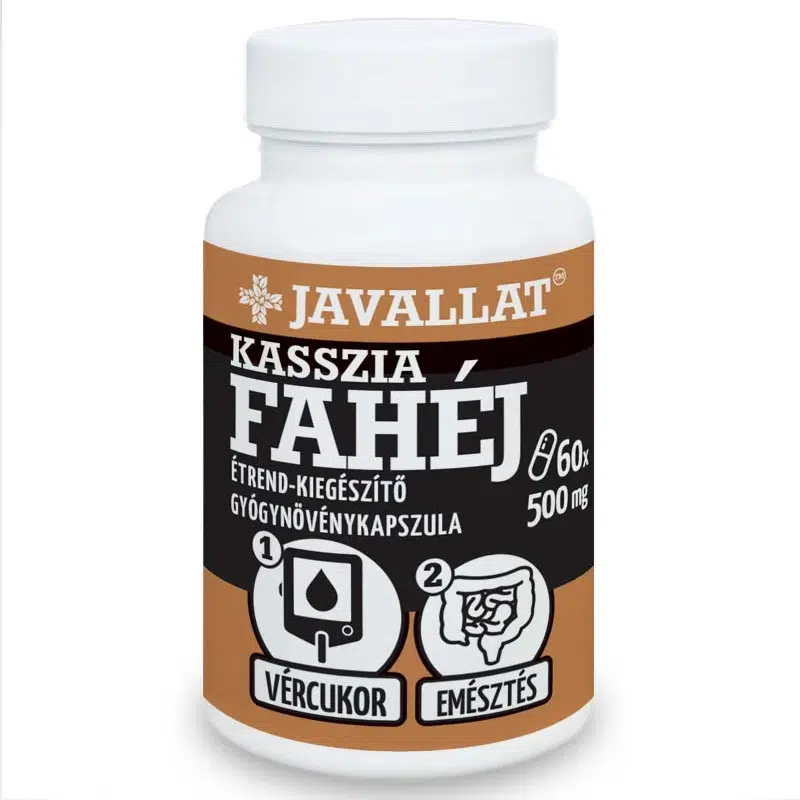 Javallat Kasszia fahéj kapszula 60db Javallat Kasszia fahéj kapszula 60db