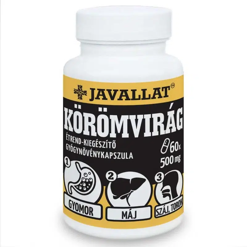 Javallat Körömvirág kapszula 60db Javallat Körömvirág kapszula 60db