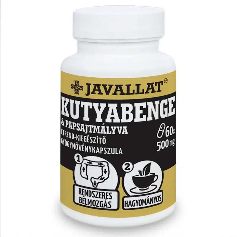 Javallat Kutyabenge és papsajtmályva kapszula 60db Javallat Kutyabenge és papsajtmályva kapszula 60db
