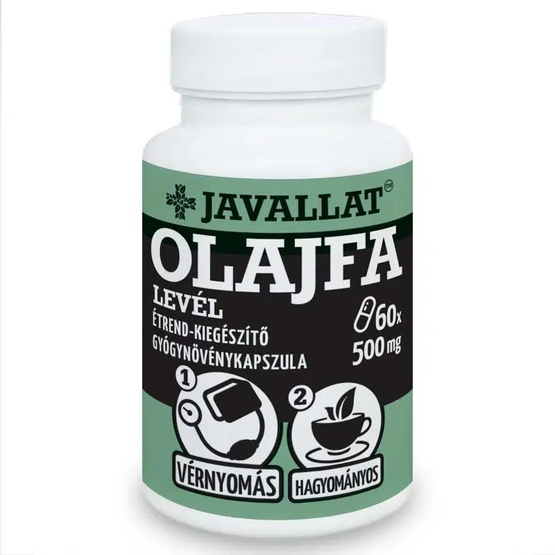 Javallat Olajfa levél kapszula 60db Javallat Olajfa levél kapszula 60db