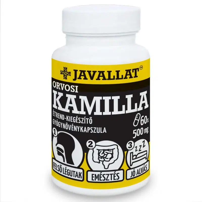 Javallat Orvosi Kamilla kapszula 60db Javallat Orvosi Kamilla kapszula 60db