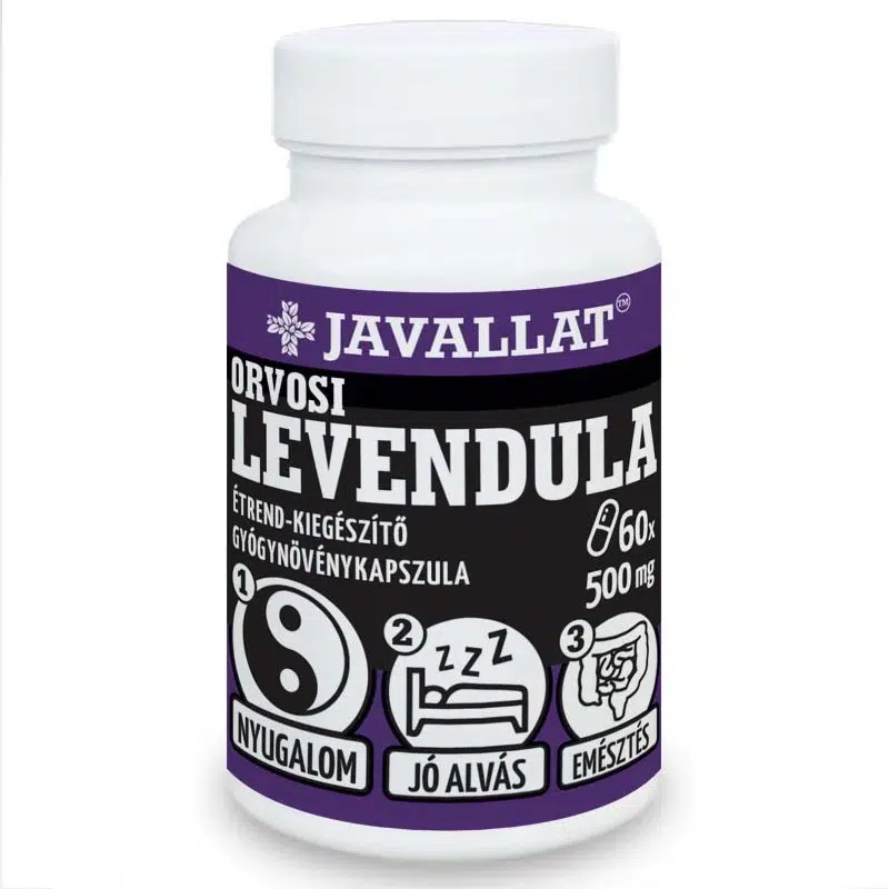 Javallat Orvosi levendula kapszula 60db Javallat Orvosi levendula kapszula 60db