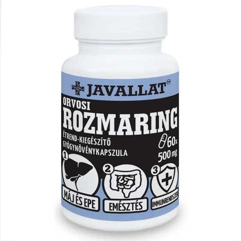 Javallat Orvosi rozmaring kapszula 60db Javallat Orvosi rozmaring kapszula 60db