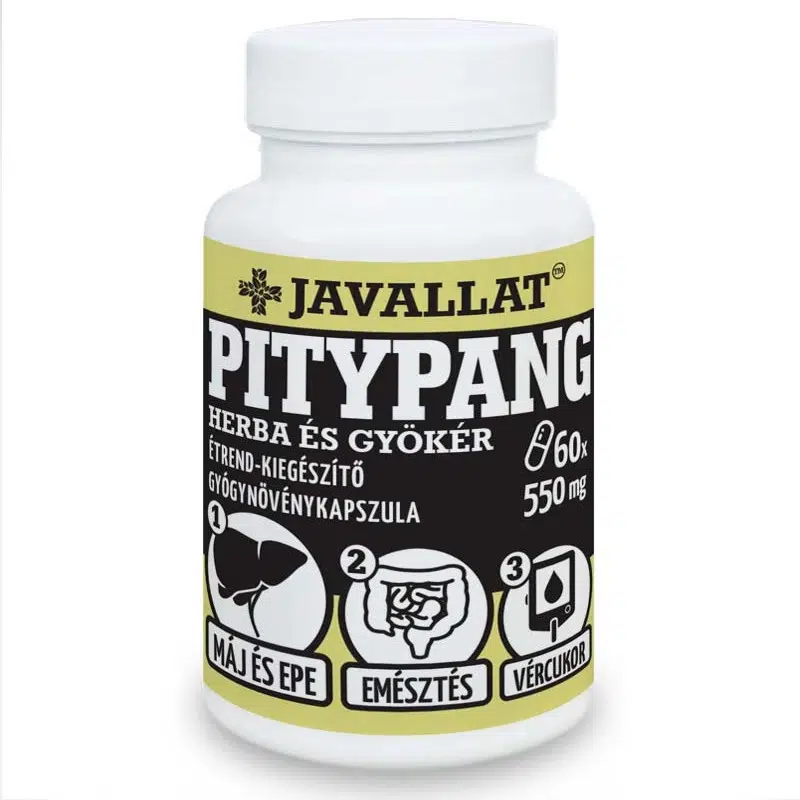 Javallat Pitypang herba és gyökér kapszula 60db Javallat Pitypang herba és gyökér kapszula 60db