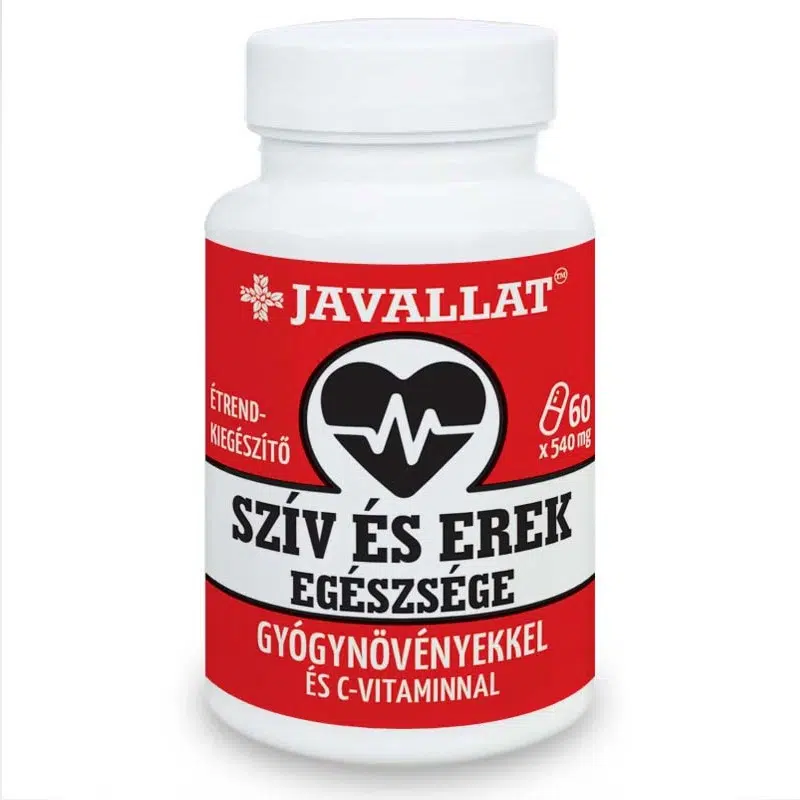 Javallat szív és erek egészsége kapszula 60db Javallat szív és erek egészsége kapszula 60db