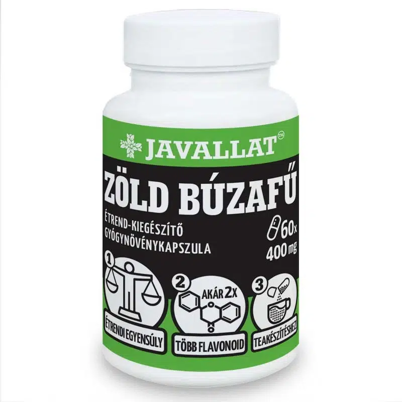 Javallat Zöld búzafű kapszula 60db Javallat Zöld búzafű kapszula 60db