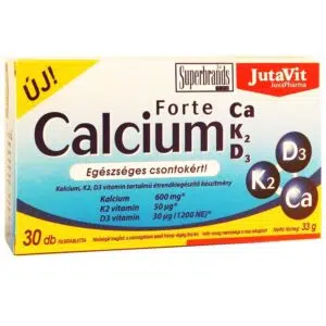 Jutavit Calcium Forte CA/K2/D3 tabletta 30db
