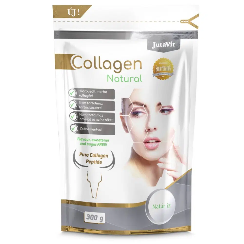 JutaVit Collagen Natural Natúr íz 300g JutaVit Collagen Natural Natúr íz 300g