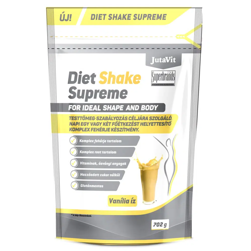 JutaVit Diet Shake Supreme Vanília íz 702g JutaVit Diet Shake Supreme Vanília íz 702g