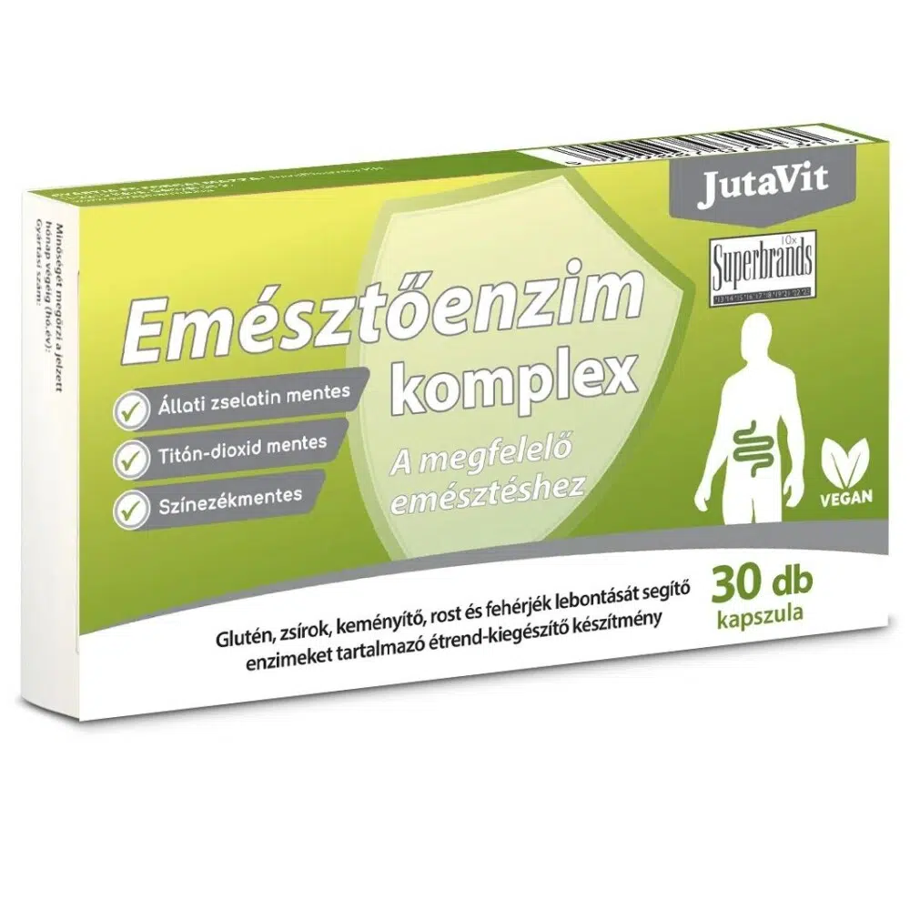 JutaVit Emésztő enzim 30db JutaVit Emésztő enzim 30db