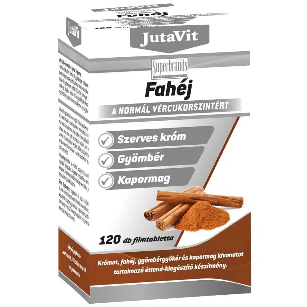 Jutavit Fahéj filmtabletta 120db Jutavit Fahéj filmtabletta 120db
