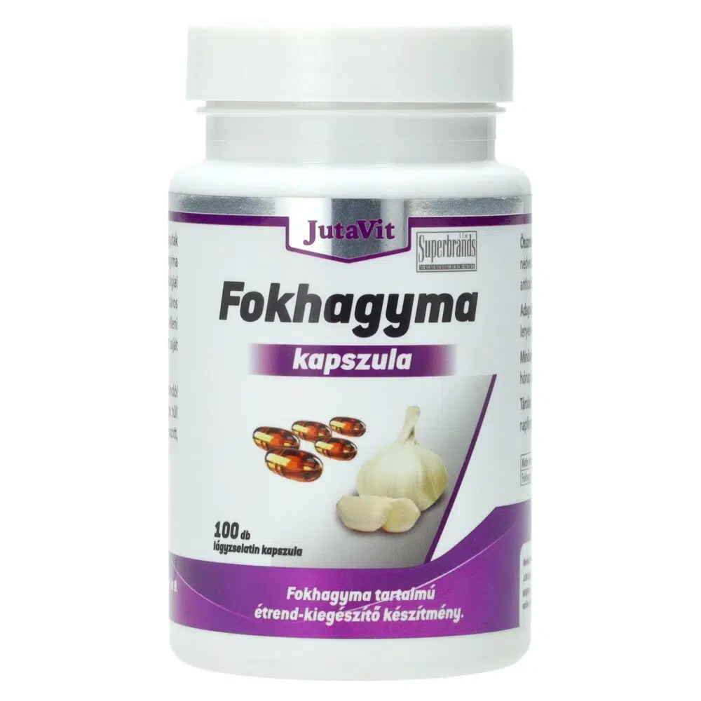 Jutavit fokhagyma kapszula 100 db Jutavit fokhagyma kapszula 100 db