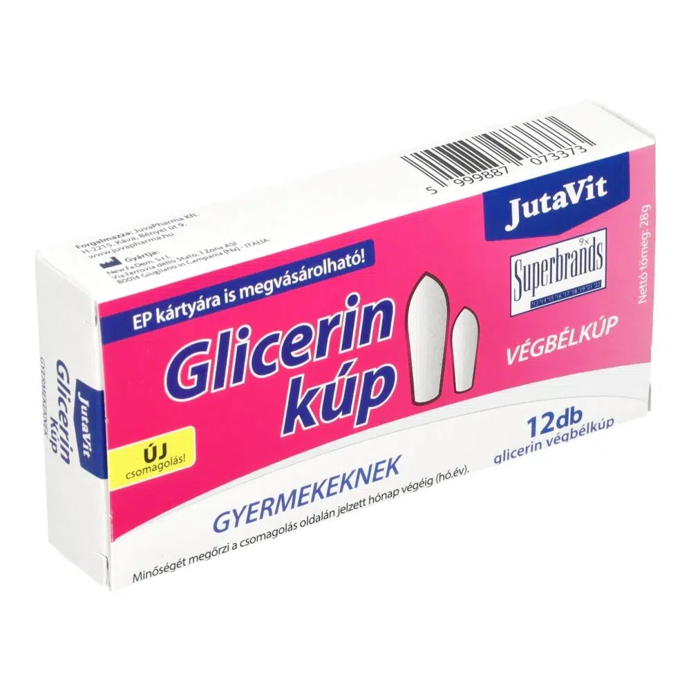 Jutavit Glicerines kúp Gyermek 12db Jutavit Glicerines kúp Gyermek 12db