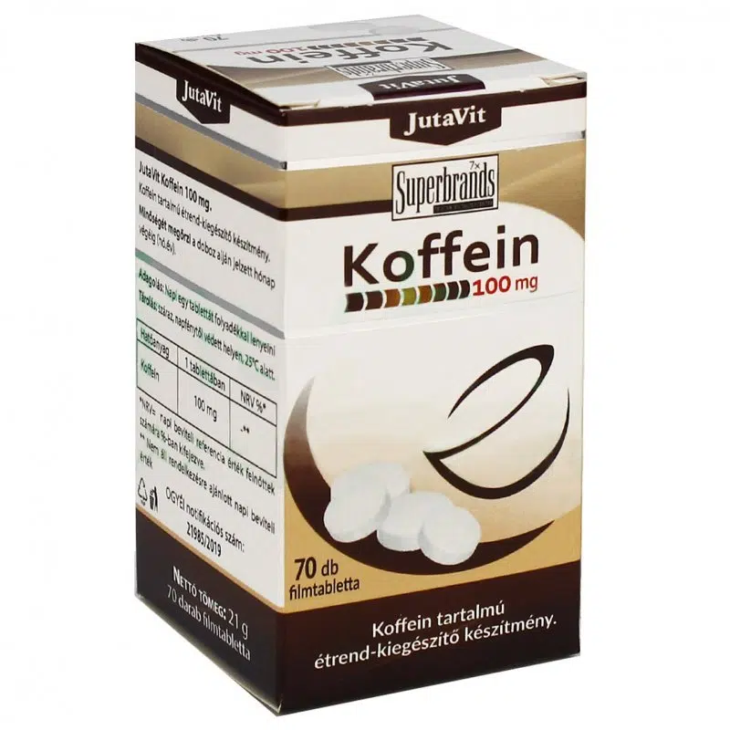 Jutavit Koffein 100mg 70db Jutavit Koffein 100mg 70db