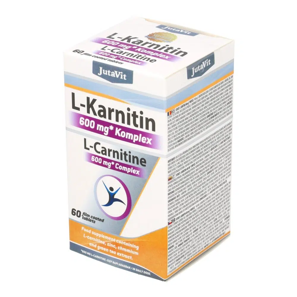 Jutavit L-Karnitin 600mg komplex 60db tabletta Jutavit L-Karnitin 600mg komplex 60db tabletta
