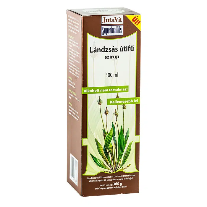 Jutavit Lándzsás útifű szirup 250+50ml Jutavit Lándzsás útifű szirup 250+50ml
