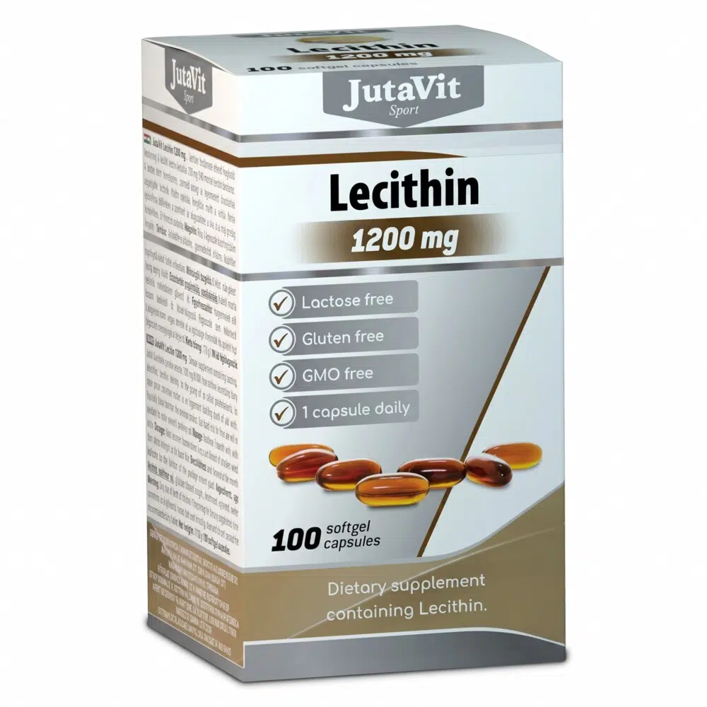 Jutavit Lecitin 1200mg kapszula 100db Jutavit Lecitin 1200mg kapszula 100db
