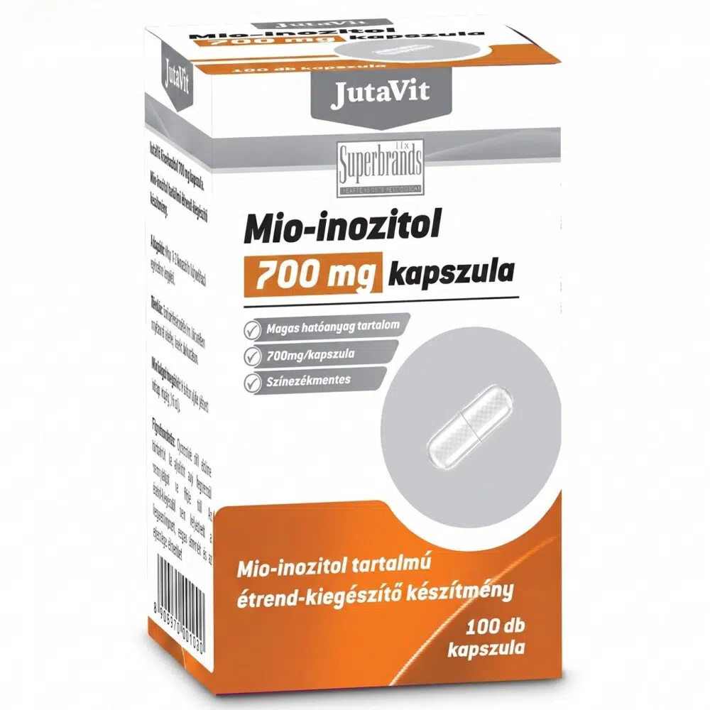 Jutavit Mio-Inozitol kapszula 100db Jutavit Mio-Inozitol kapszula 100db