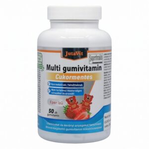 Jutavit Multivitamin Gumivitamin cukormentes eper ízű 50db
