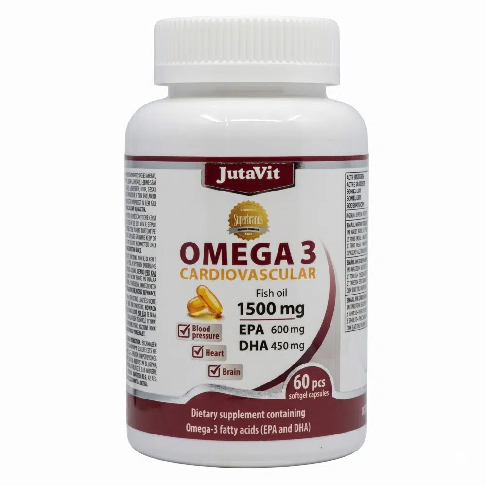 Jutavit Omega-3 Cardiovascular 1500mg 60db Jutavit Omega-3 Cardiovascular 1500mg 60db