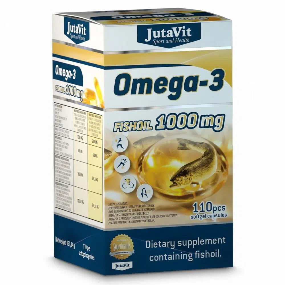 Jutavit Omega-3 halolaj 1000mg 110db gélkapszula Jutavit Omega-3 halolaj 1000mg 110db gélkapszula