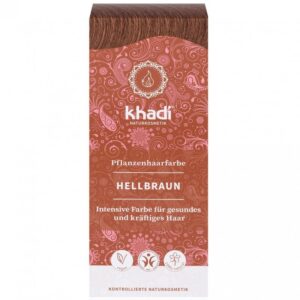 Khadi Hajfesték por - Világosbarna 100g