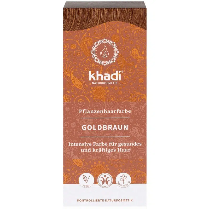 Khadi Növényi hajfesték - aranybarna 100g Khadi Növényi hajfesték - aranybarna 100g