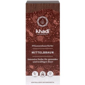 Khadi Növényi hajfesték - középbarna 100g