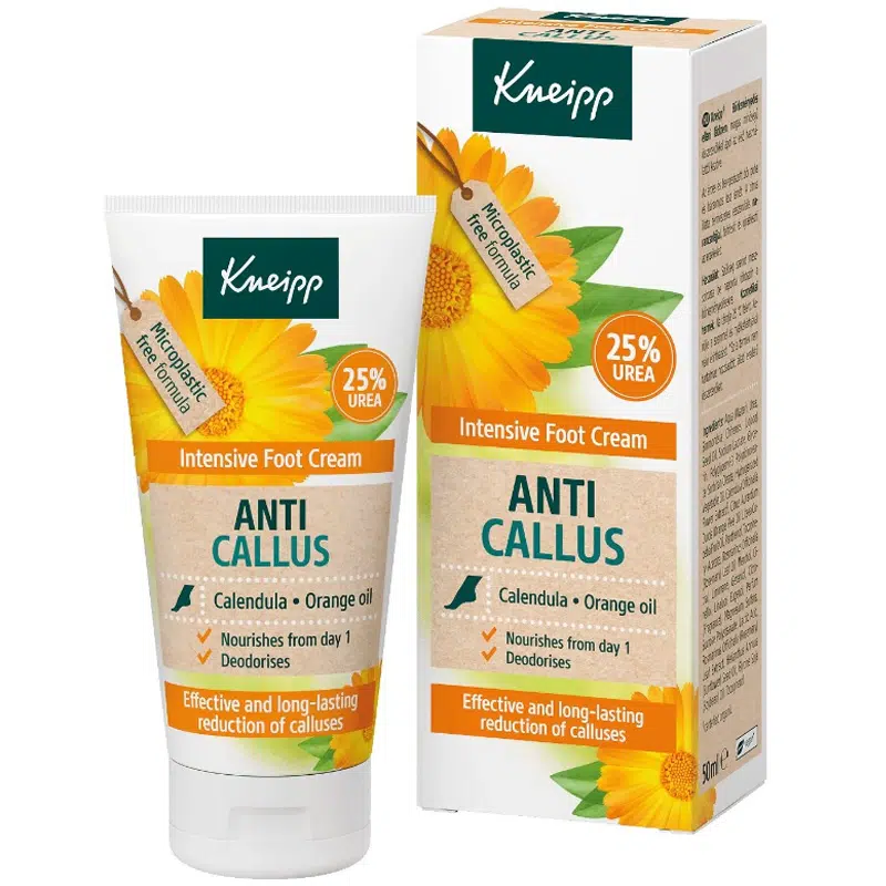 Kneipp Bőrkeményedés elleni lábkrém + 25% Urea (Anti Callus) 50ml Kneipp Bőrkeményedés elleni lábkrém + 25% Urea (Anti Callus) 50ml
