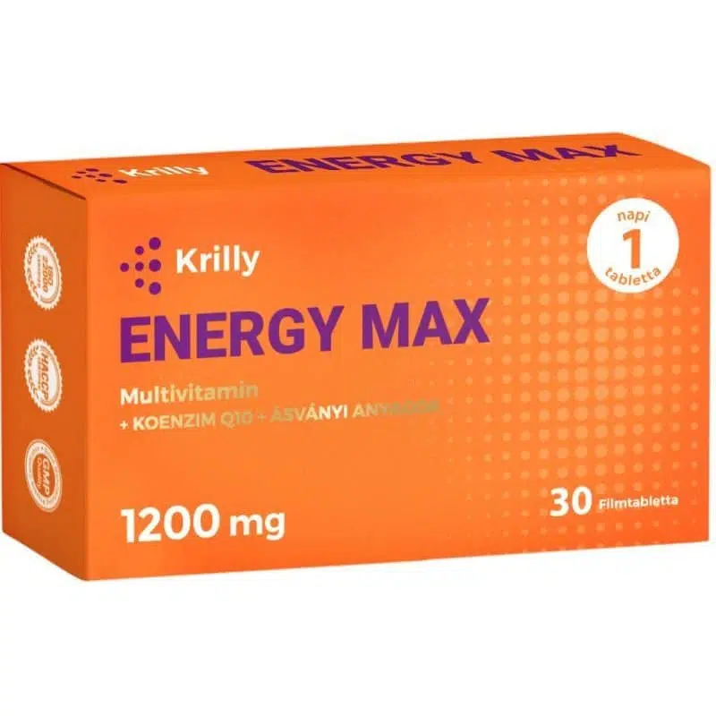 Krilly Energy Max Multivitamin 30db Krilly Energy Max Multivitamin 30db