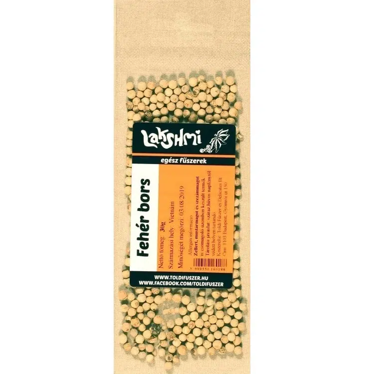 LAKSHMY fehérbors egész 30 g LAKSHMY fehérbors egész 30 g