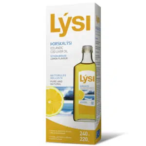 Lysi tőkehalmáj olaj citromos 240 ml