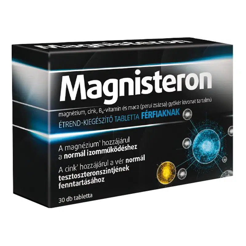 Magnisteron Magnézium tabletta férfiaknak 30db Magnisteron Magnézium tabletta férfiaknak 30db