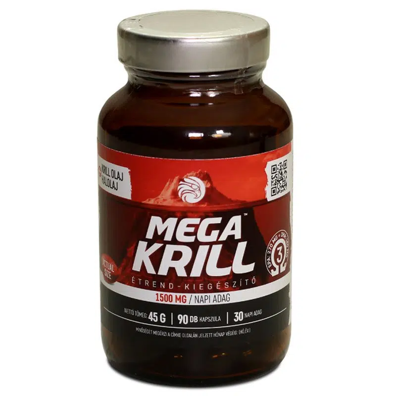 Mannavita Mega Krill 1500mg krill olaj + halolaj 90db Mannavita Mega Krill 1500mg krill olaj + halolaj 90db