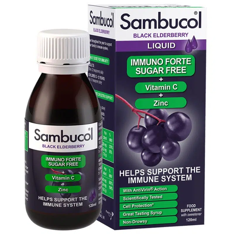 Mannavita Sambucol CUKORMENTES fekete bodza szirup (ZÖLD) 120ml Mannavita Sambucol CUKORMENTES fekete bodza szirup (ZÖLD) 120ml