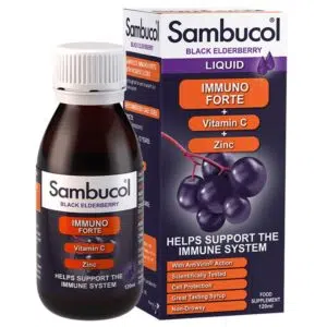 Mannavita Sambucol fekete bodza Immuno forte (N.SÁRGA) 120ml